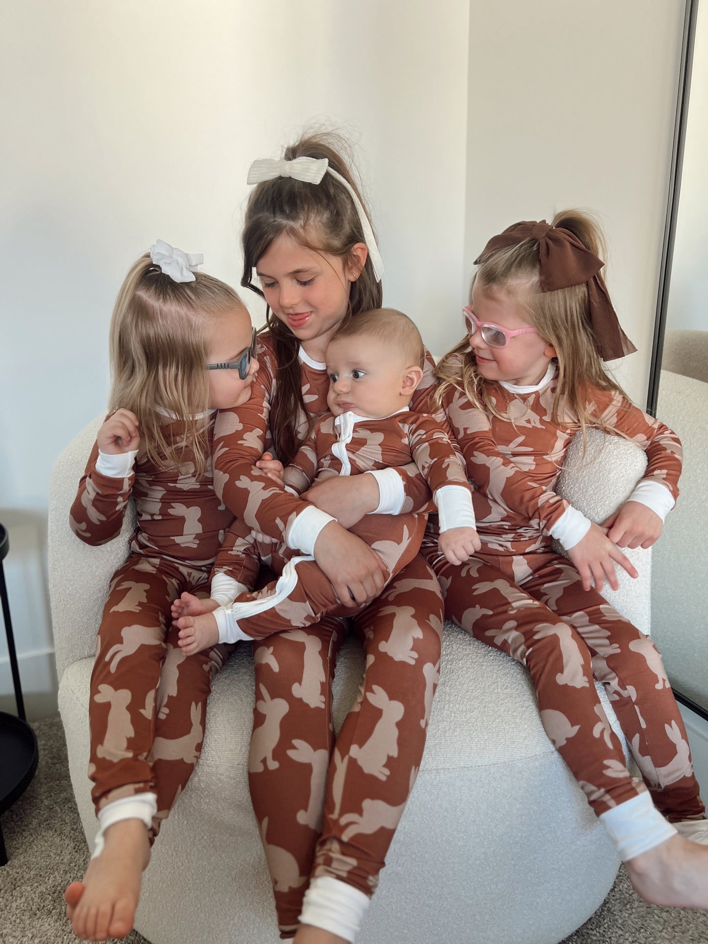 Rustic Bunny Bamboo | Two-Piece Set