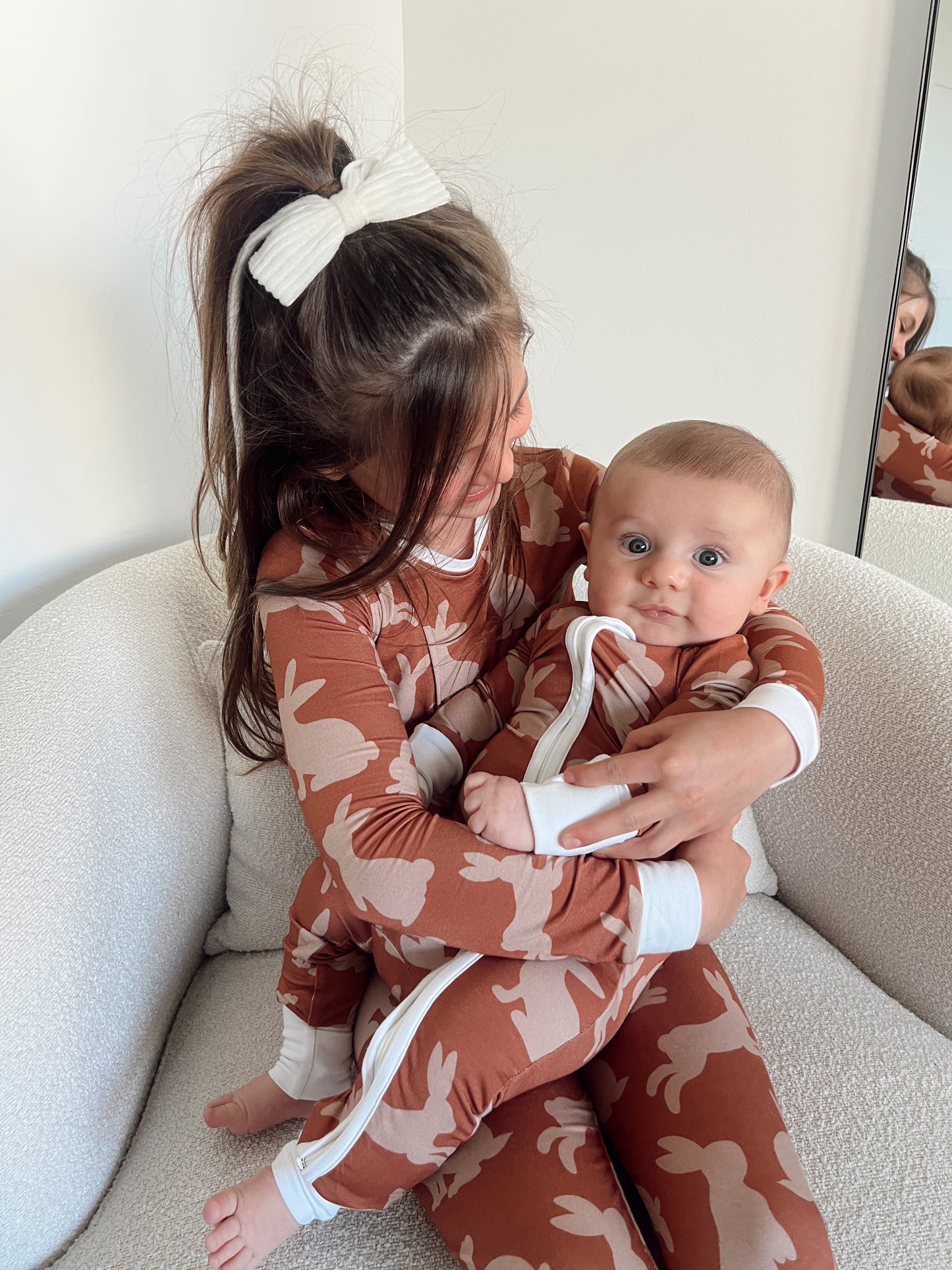 Rustic Bunny Bamboo | Two-Piece Set