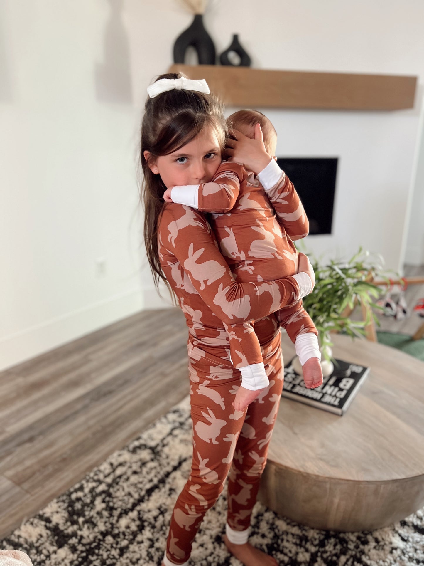 Rustic Bunny Bamboo | Two-Piece Set