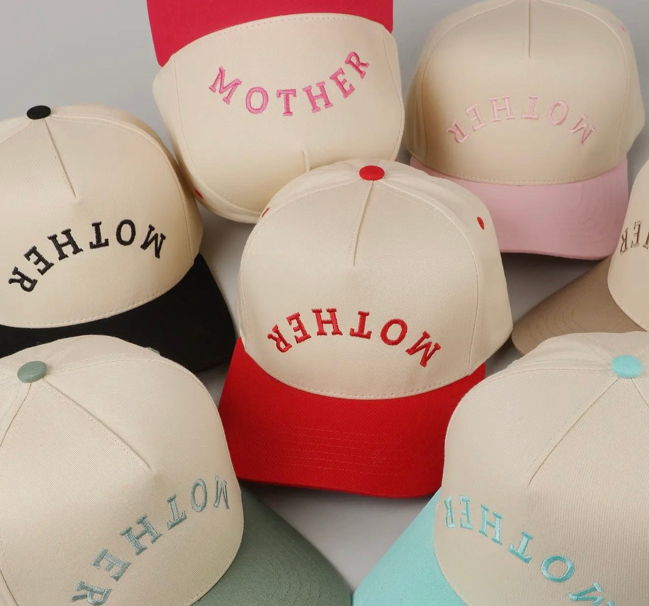 MOTHER red | Embroidered Trucker Hat | PREORDER