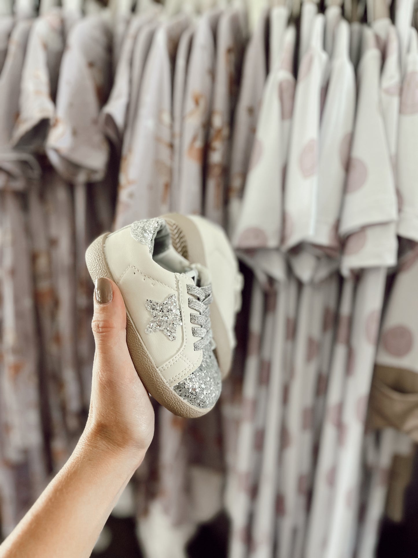 Silver Glitter | Baby Sneakers