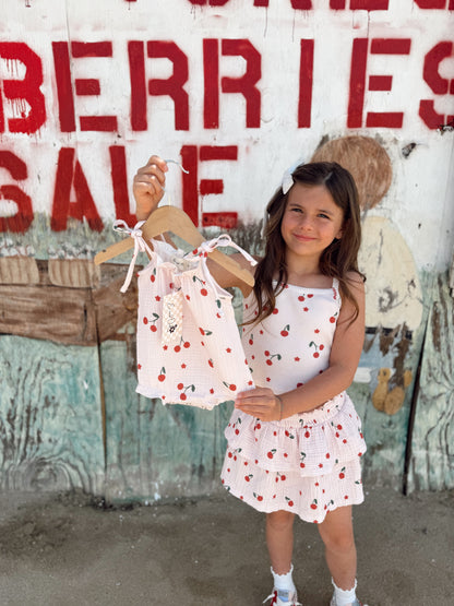 Cherry and Star | Bubble Romper