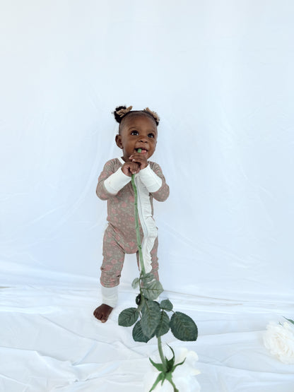 Rosie Ribbed Bamboo | Ruffle Zippie