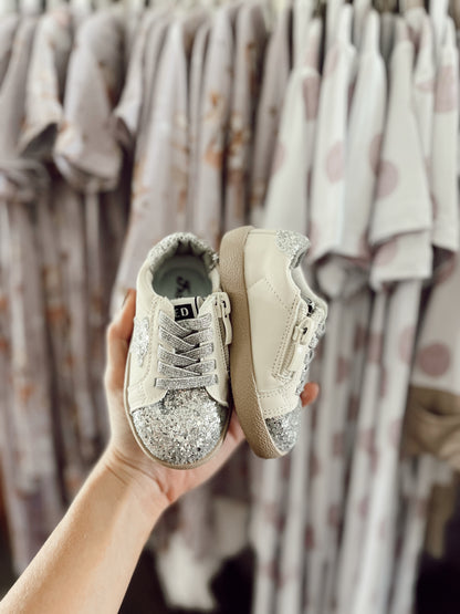 Silver Glitter | Baby Sneakers