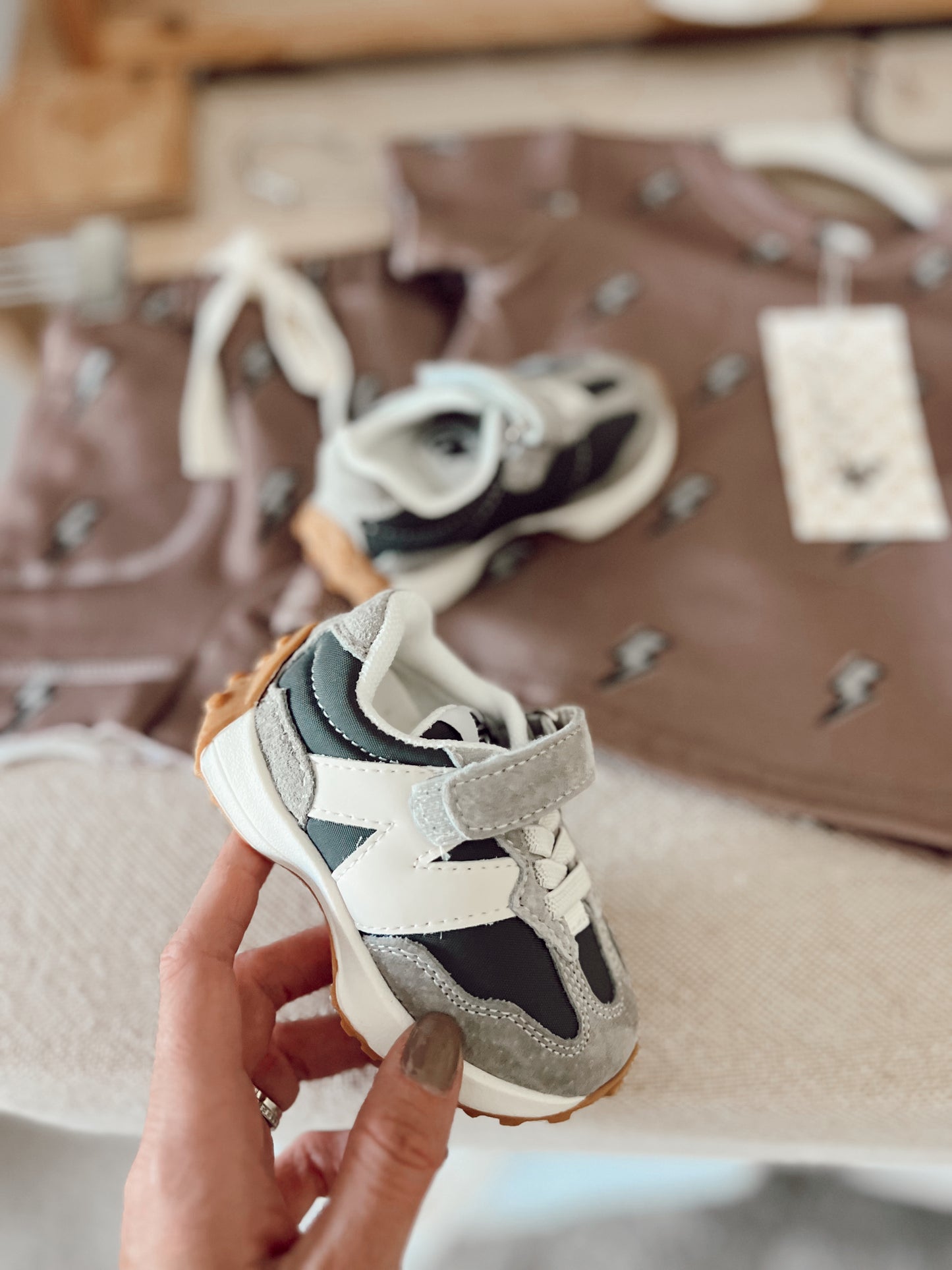 Gray and White | Baby Joggers