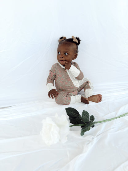 Rosie Ribbed Bamboo | Ruffle Zippie