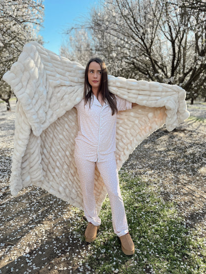 Fawn | Faux Fur Blanket | Preorder