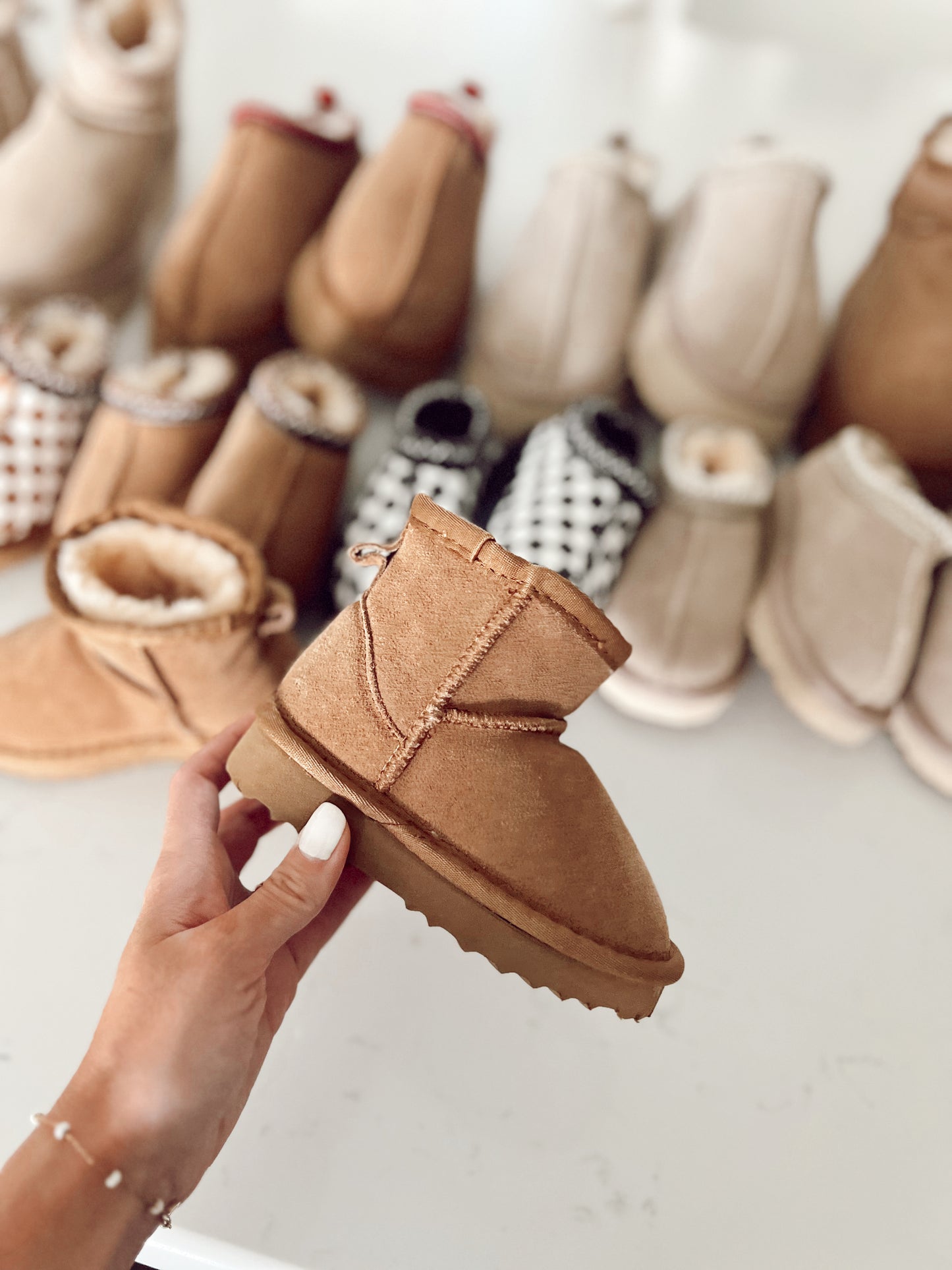 Mini Suede Boots | Chestnut | Toddler