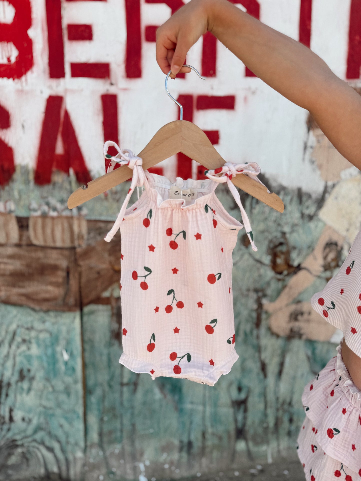 Cherry and Star | Bubble Romper