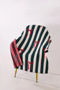 Bows and Stripe | Plush Blanket | Baby PREORDER