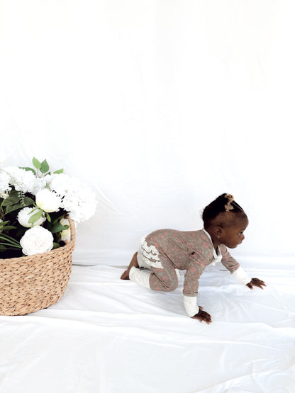 Rosie Ribbed Bamboo | Ruffle Zippie