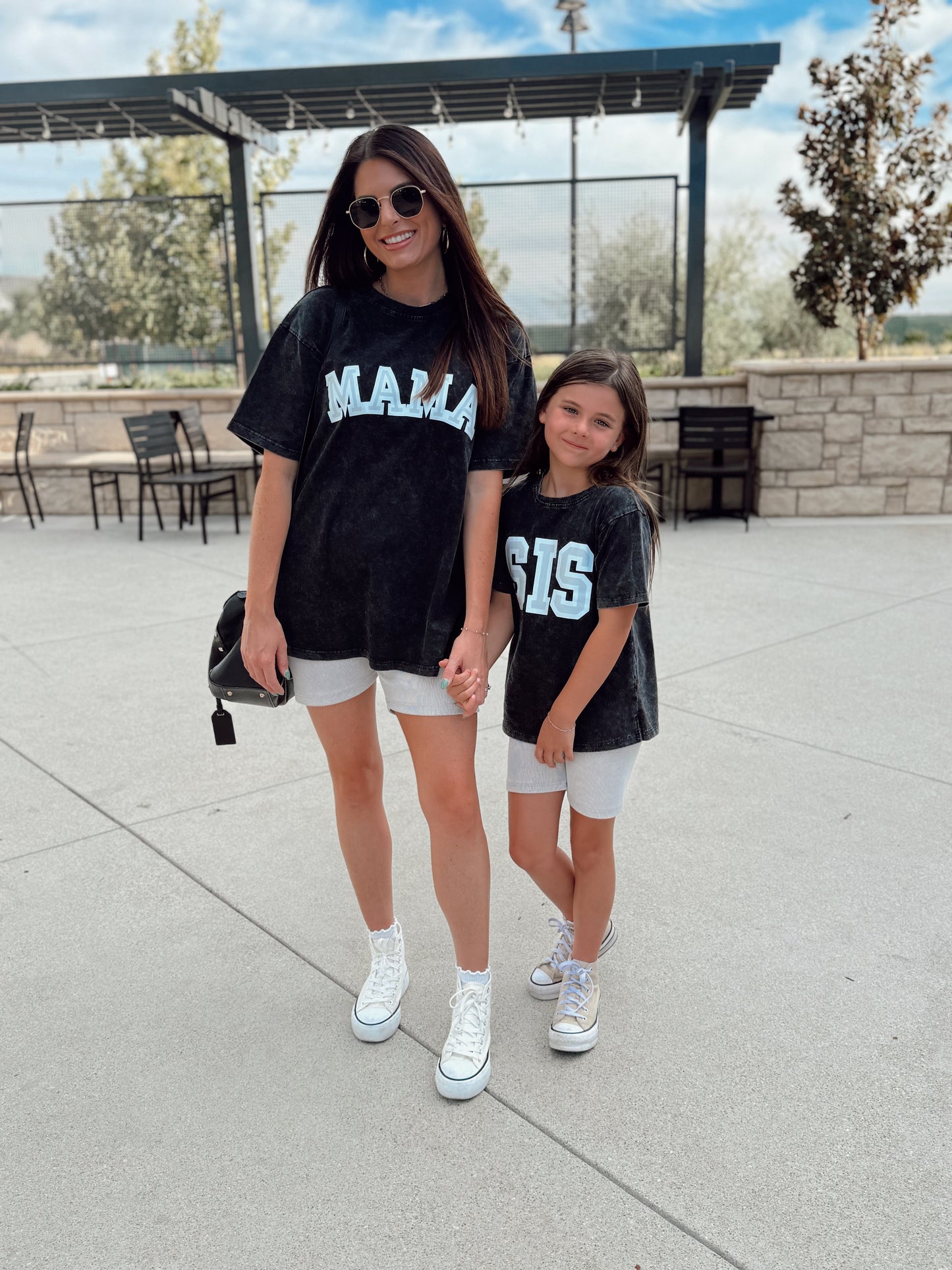 SIS | Mineral Washed and Ribbed Biker| Short Set