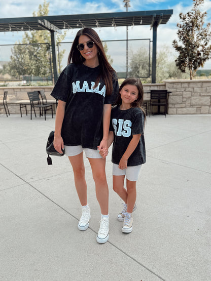 SIS | Mineral Washed and Ribbed Biker| Short Set