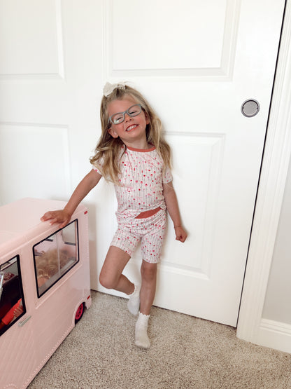 Bows and Florals Bamboo | Shortie Set