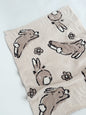 Bunnies and Floral | Plush Blanket | Adult | Preorder