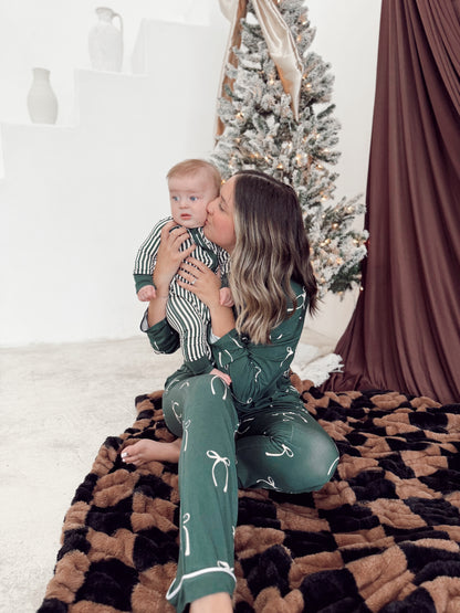 Cocoa and Black Checkered | Blanket