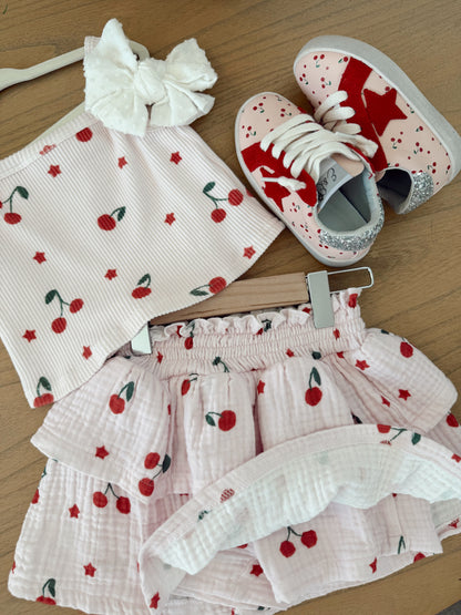 Cherry and Star | Toddler Sneakers