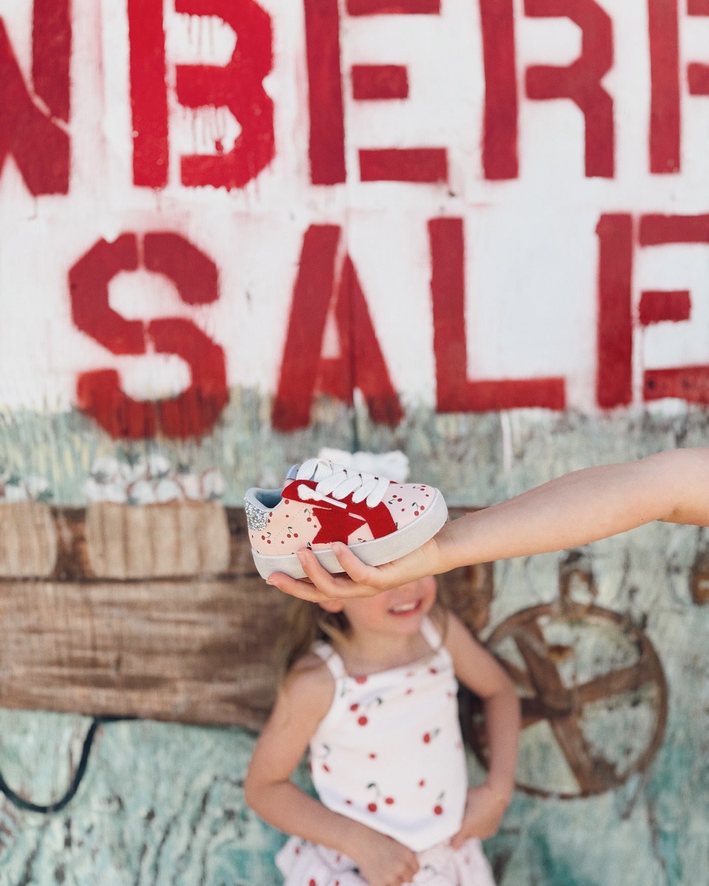 Cherry and Star | Toddler Sneakers