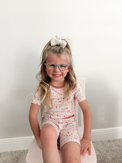 Bows and Florals Bamboo | Shortie Set