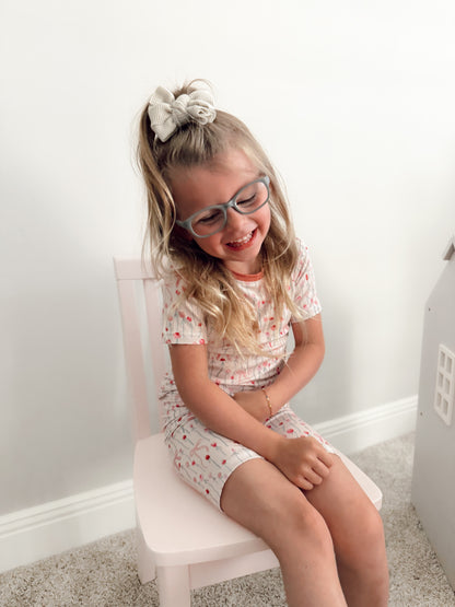 Bows and Florals Bamboo | Shortie Set
