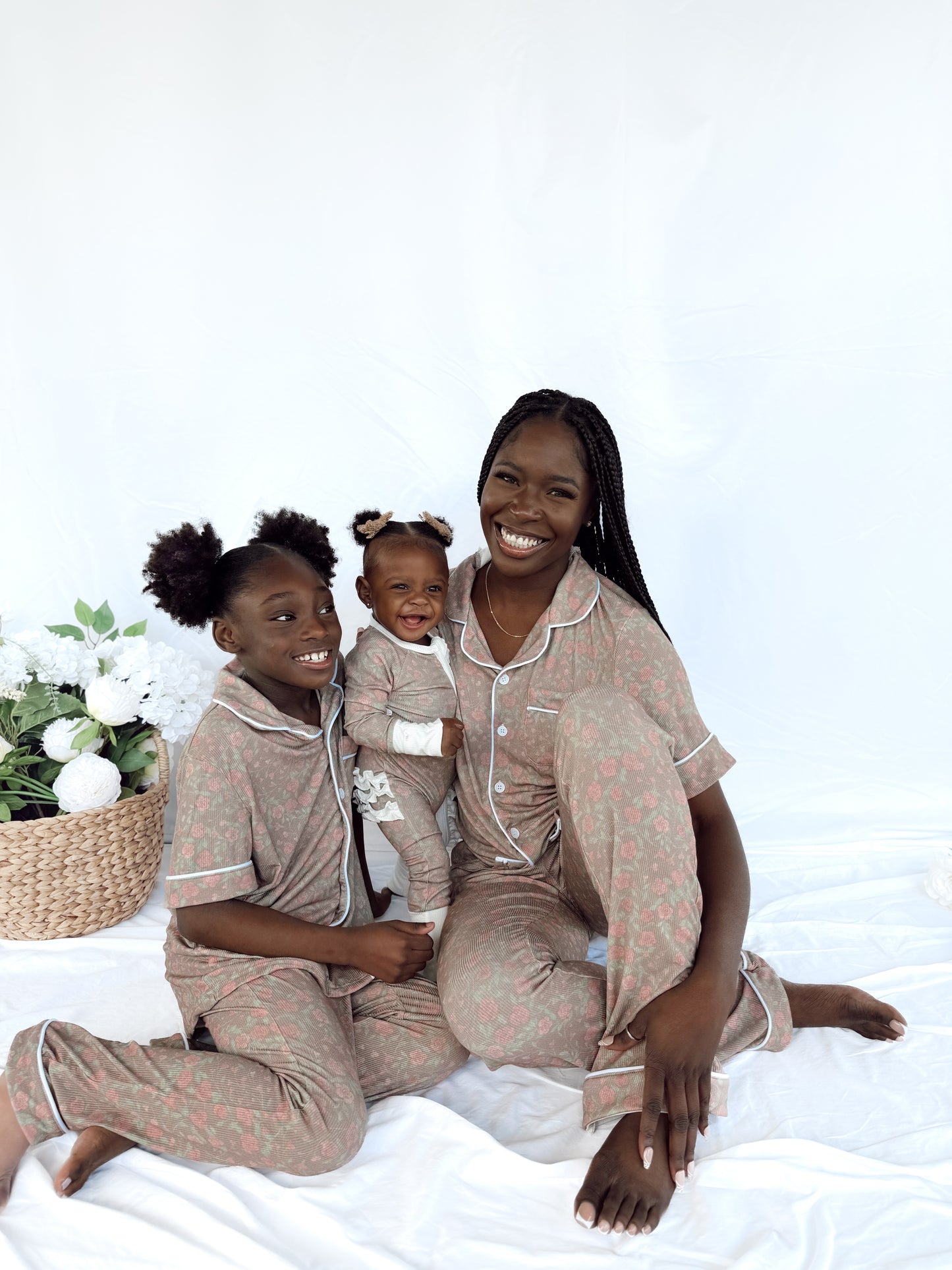 Rosie Ribbed Bamboo | Short Sleeved | Women’s Button and Flare Set