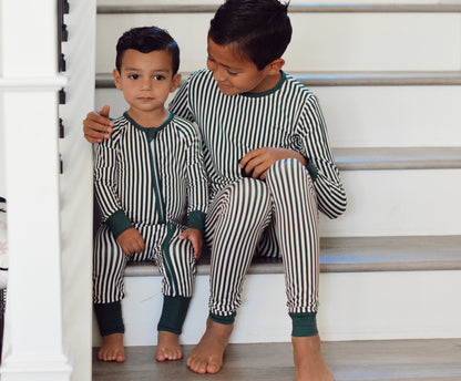 Green Stripe | Two Piece Set
