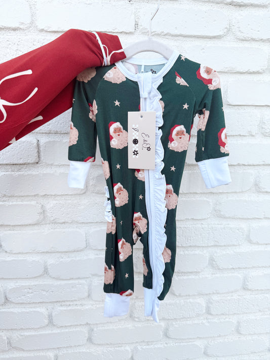 Santa | Ruffle Zippie