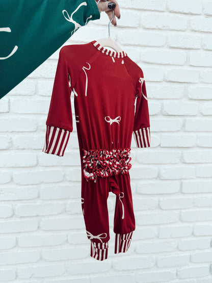 Red Bows | Ruffle Zippie
